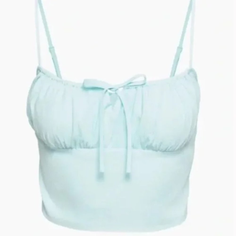 Sunday best Delilah tank aritzia blue NWT